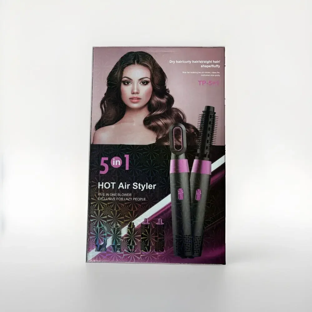 5 In 1 Hot Air Styler TP 5+1 For Dry/wet/curly/straight Hair New